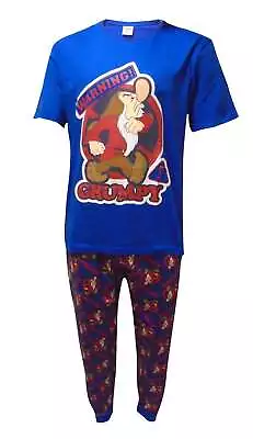 Buy Grumpy Dwarf  Warning Grumpy  Cuff Legged Men's Two Piece Pyjama Set • 16.99£