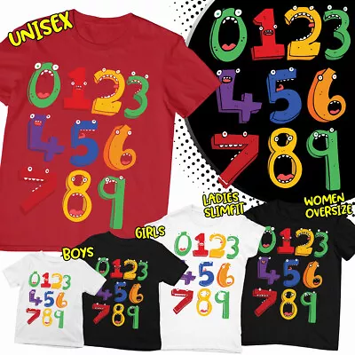 Buy Numbers Day T Shirt Maths Day 2023 Symbols Tshirt Teacher School Tee Top #ND • 7.59£