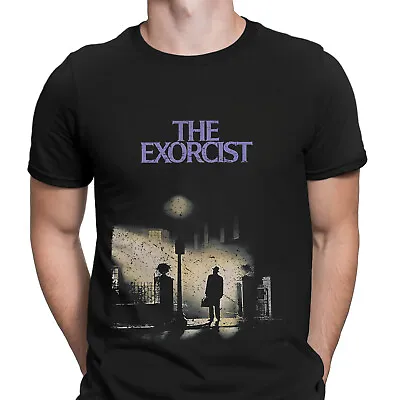 Buy Halloween T-Shirt Exorcist Movie Poster Horror Spooky Creepy Mens T Shirts #HD • 6.99£