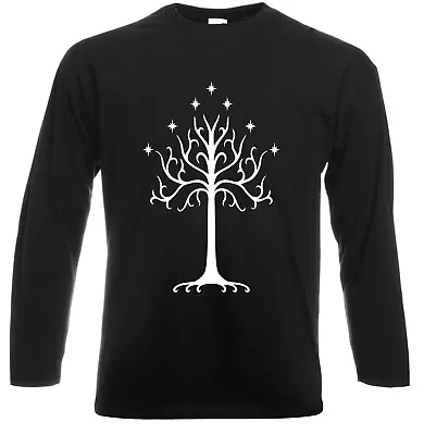 Buy Tree Of Gondor Long Sleeve T-Shirt Lord Of The Rings Hobbit Saruman Gandalf  • 14.99£