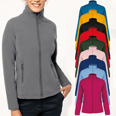 Buy Womens Ladies Fleece Jacket Full Zip Up Warm Classic Micro Fleece Anti Pill Tops • 12.99£