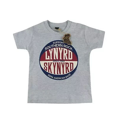 Buy Lynyrd Skynyrd Toddler Baseball Logo Short-Sleeved T-Shirt NS7966 • 15.21£