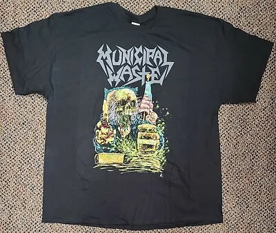Buy Municipal Waste Double-Sided Concert T-Shirt Black 2XL Crossover Thrash  • 24.08£