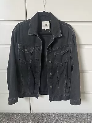 Buy Washed Black Denim Jacket Size 8 Nine Savannah Miller • 10£