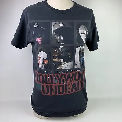 Buy Vintage HOLLYWOOD UNDEAD CONCERT SHIRT Band T-shirt Faded Sz Small • 16.11£