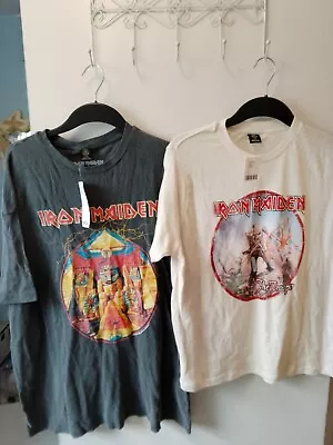 Buy Urban Outfitters New With Tags Iron Maiden T-shirts Size M • 10£