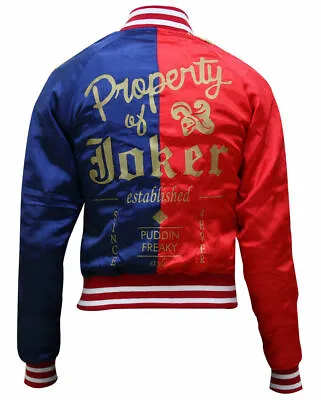 Buy New Women Harley Quinn Suicide Squad Halloween Cosplay Party Bomber Jacket 8-18 • 22.99£
