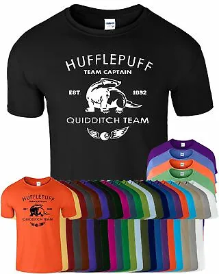 Buy HARRY POTTER Hufflepuff Kids T-Shirt Hogwart Gryffindor Ravenclaw Top Tshirt • 7.49£