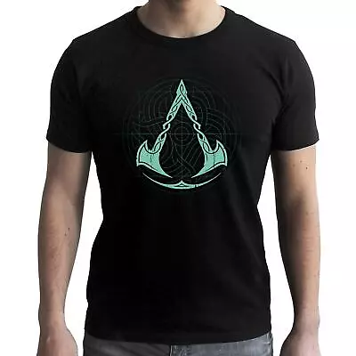Buy T-Shirt Manner ASSASSINS CREED - Tshirt - Valhalla Crest - Man S (US IMPORT) NEW • 33.29£