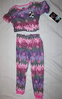 Buy Nickelodeon That Girl Lay Lay Crop Top 2 Piece Pajama Set Size M 7-8 NEW • 7.31£