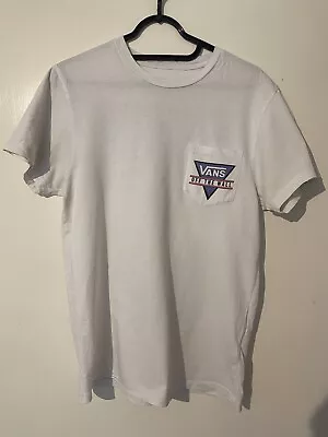 Buy Vans Men’s White T-shirt  Small • 3£