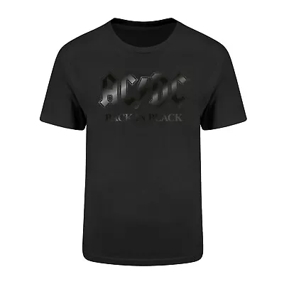 Buy AC/DC - Back In Black On Black Unisex T-Shirt (Black) • 13.59£