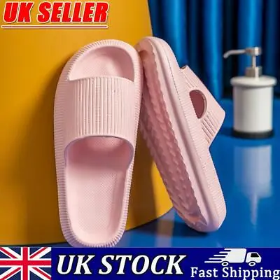 Buy Cool Slippers Anti-Slip Home Couples Slippers Elastic For Walking (Pink 38-39) • 9.79£
