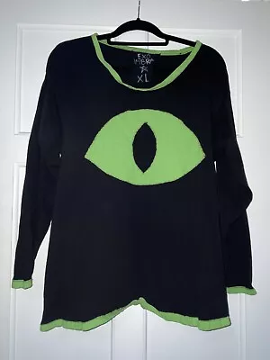 Buy Exo Umbra GOTH Clothing Cats Eye Swing Long Sleeve Cotton XL Top 18 20 Ethical • 30£