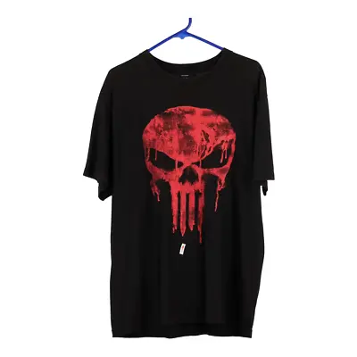 Buy Punisher Marvel Graphic T-Shirt - Large Black Cotton • 24.70£