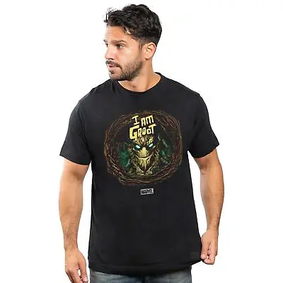 Buy Marvel Mens T-Shirt Guardians Of The Galaxy I Am Groot Top Tee S-2XL Official • 13.99£