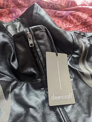 Buy Deercraft Faux Leather Trench Coat • 25£