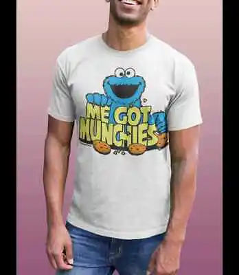 Buy Cookie Monster Got Munchies Men's T-Shirt S M L XL XXL Famous Forever Gift Top   • 17.99£