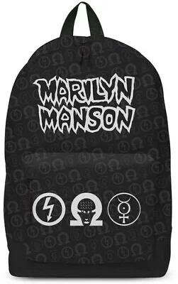 Buy Marilyn Manson - Rocksax - Marilyn Manson - Backpack: Logo [New ] Backpack, Coll • 32.80£