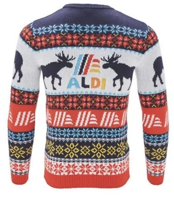 Buy Small 40  Inch Chest ALDI Ugly Christmas Xmas Jumper Sweater • 33.99£