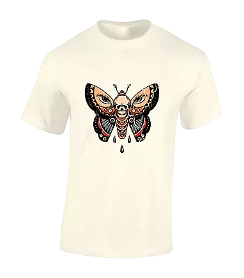 Buy Butterfly Eyes Mens T Shirt Cool Retro Tattoo Design Fashion Animals Nature • 7.99£