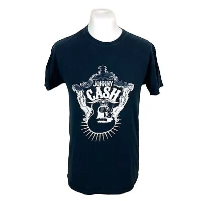 Buy Johnny Cash T Shirt Black Medium Music T Shirt Graphic Band Tee Country Music • 30£