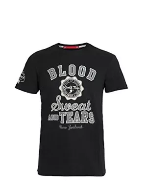Buy T-Shirt Rugby Blood Sweat And Tears Up Front Men, Black Z78 Black, S • 11.88£