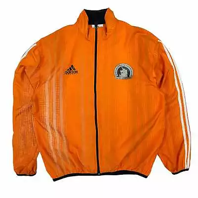 Buy Vintage  Adidas Equipment 101st Boston Marathon Reflective Track Jacket - Large • 45£