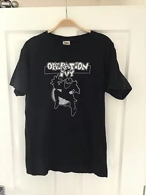 Buy Vintage Operation Ivy 2001 Machete Graphic T-shirt Punk Rock Rancid Black Medium • 39.99£
