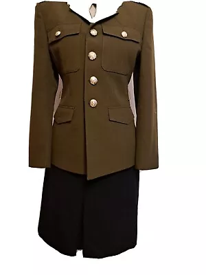 Buy Pathfinders MG Jacket With Or With Out Skirt Army Vintage Khaki Green Uniform • 22£