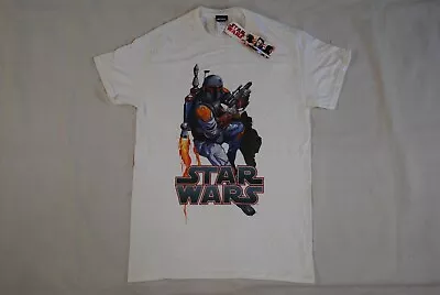 Buy Star Wars Logo Boba Hyper Vintage T Shirt New Official Movie Film Rare • 9.99£