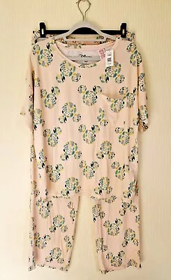 Buy Disney Ladies 2-piece Pyjamas Set Short Sleeve Vey Soft Material, Size L • 10.95£