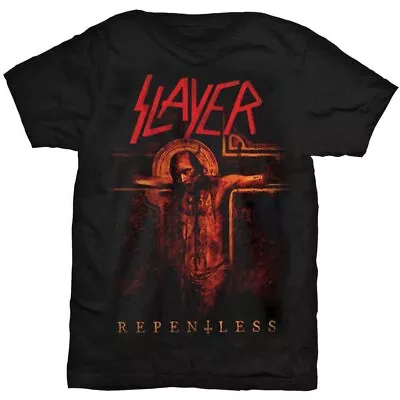 Buy Slayer 'Crucifix' Black T Shirt - NEW • 15.49£
