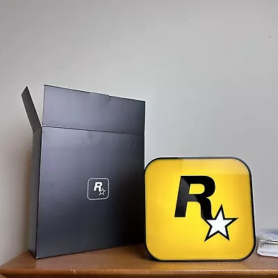 Buy Rockstar Games Employee Anniversary Merch Gift Rare Light Box Collectible • 300£