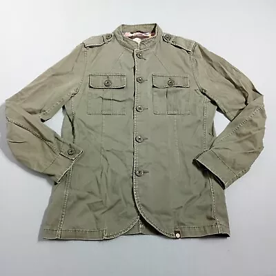Buy Pretty Green Chore Jacket Mens Medium Overshirt M65 Army Green Mod • 29.97£