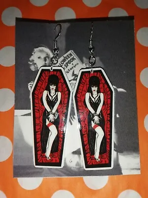 Buy Elvira Coffin Inspired Earrings Goth Alternative Fashion Jewellery • 4£