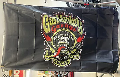 Buy Gas Monkey Flag Wall Filler Sign Gifts Tee Shirt Hoodie Motorcycle Cars • 18.95£