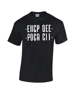 Buy Hidden Message T Shirt Black EIIGY POCR OFF® 2- FUCK-OFF ISIS It You Mandem Epo2 • 24.63£