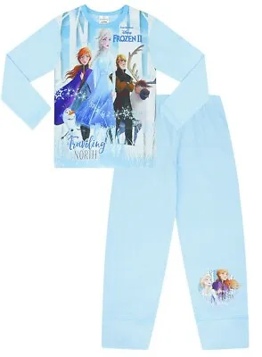 Buy Disney Frozen 2 Pyjamas  3 4 5 6 7 8 9 10 Years Olaf Anna Elsa Hans Sven  • 11.99£