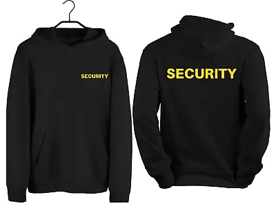 Buy Security Guard Hoodie Bouncer Doorman Workwear Watchman Hooded Sweatshirt Jumper • 15.99£