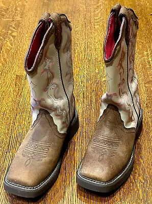 Buy Justin Gypsy Sq Toe 12  Shaft Bone Boots Women's Cowboy Boots L2919 - SIZE 6.5B  • 56.82£