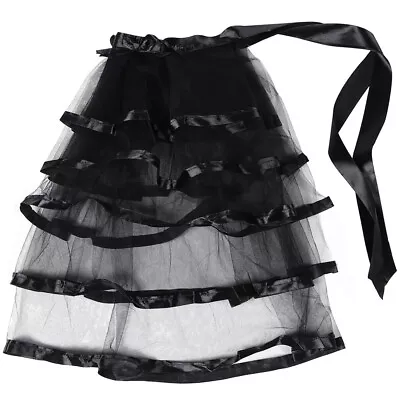 Buy Women Halloween Skirt Tie On Skirt Half Tutu Steampunk Skirt Half Skirt • 11.92£