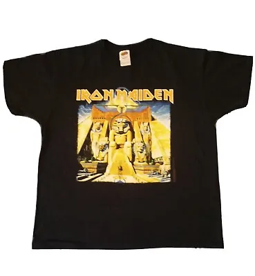 Buy Iron Maiden Powerslave 84-85 Y24 Reprint T Shirt Xl • 45£