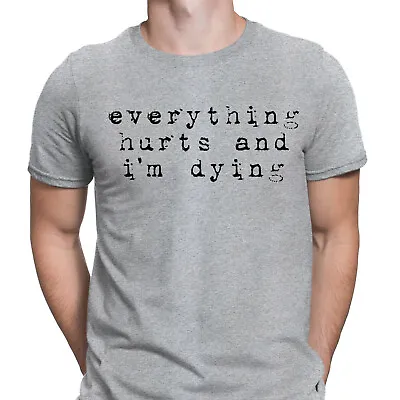 Buy Everything Hurts Gym Fitness Workout Bodybuilding Mens T-Shirts Tee Top #DGV • 9.99£