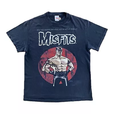 Buy 2002 The Misfits 25 Year Anniversary Vintage T-Shirt Size M. Danzig Doyle Punk  • 59.99£