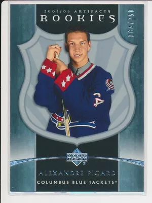 Buy 2005-06 UD Artifacts #266 ALEXANDRE PICARD - X/750 Rookie Card - Blue Jackets • 3.08£