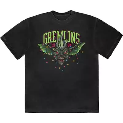 Buy Gremlins - Unisex - T-Shirts - Small - Short Sleeves - Stripe 1984 Xma - K500z • 15.38£