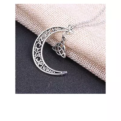 Buy Fashion Jewelry Supernatural Moon Pentagram Necklace Witch Pentagram Amulet E • 12.64£
