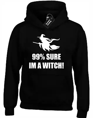 Buy 99% Sure I'm A Witch Hoody Hoodie Funny Supernatural Winchester Brothers Cult • 16.99£