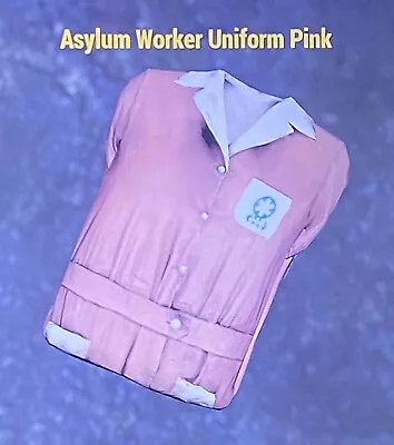 Buy Fallout76 Ps4 Rare Apparel Asylum Worker Uniform Pink • 5£